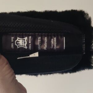 Mattes Curb Chain Cover Black Horse Size NWOT